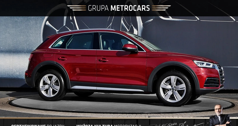 Audi Q5 cena 169899 przebieg: 99868, rok produkcji 2020 z Lędziny małe 781